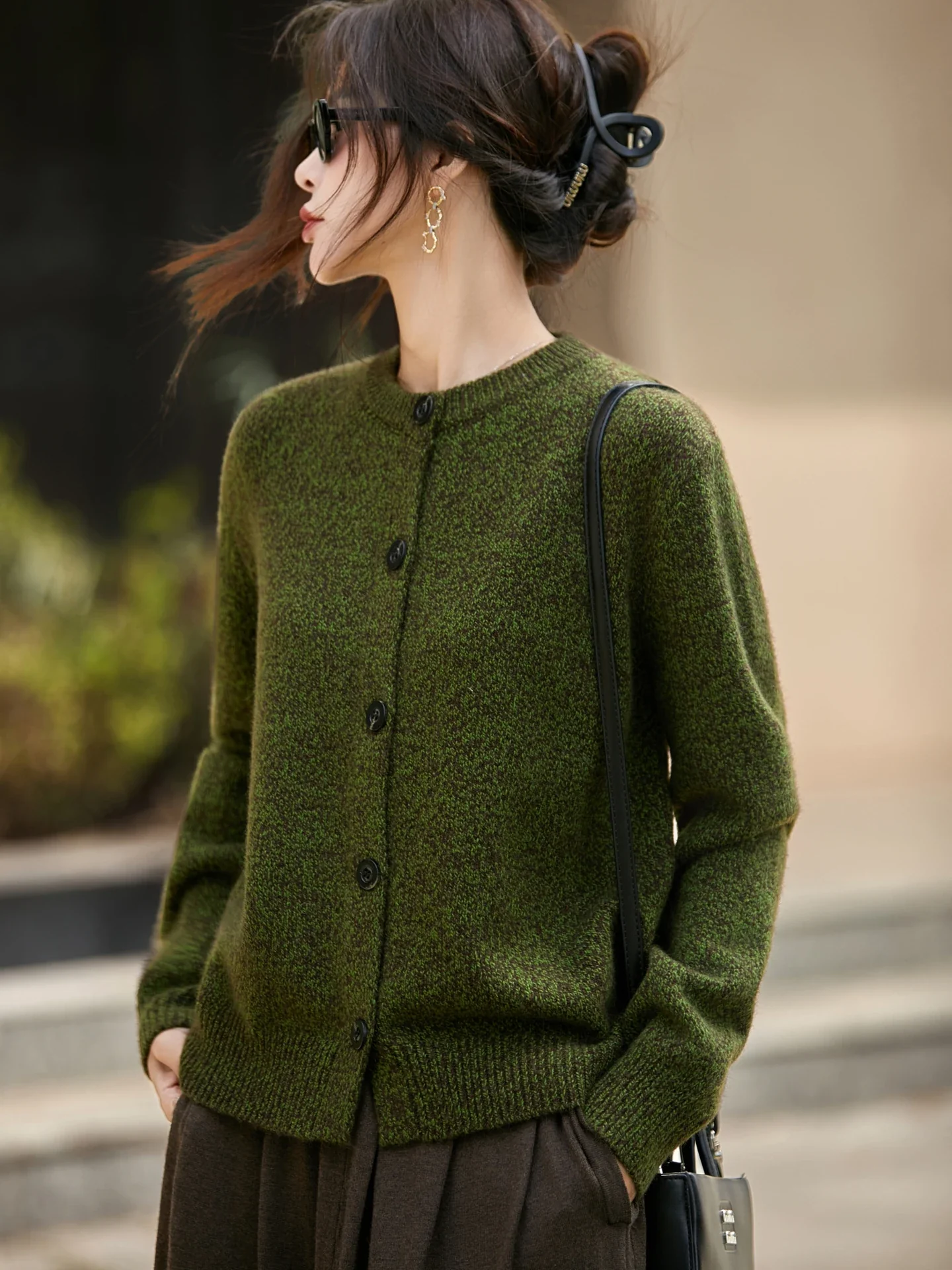 Chunky-Knit Alpaca-Blend cardigan - Image 16