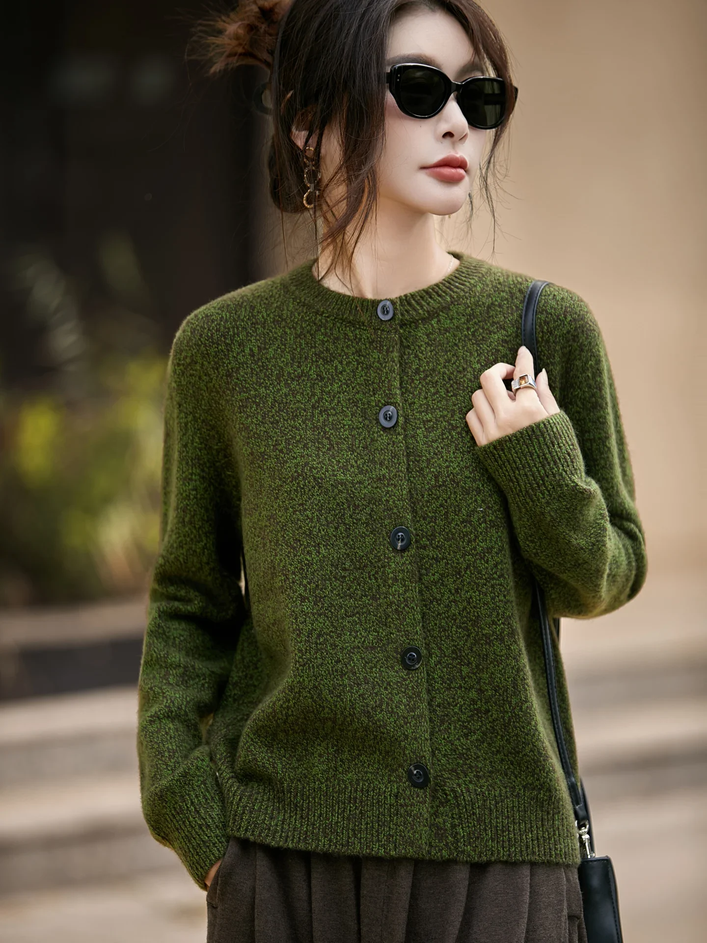 Chunky-Knit Alpaca-Blend cardigan - Image 17