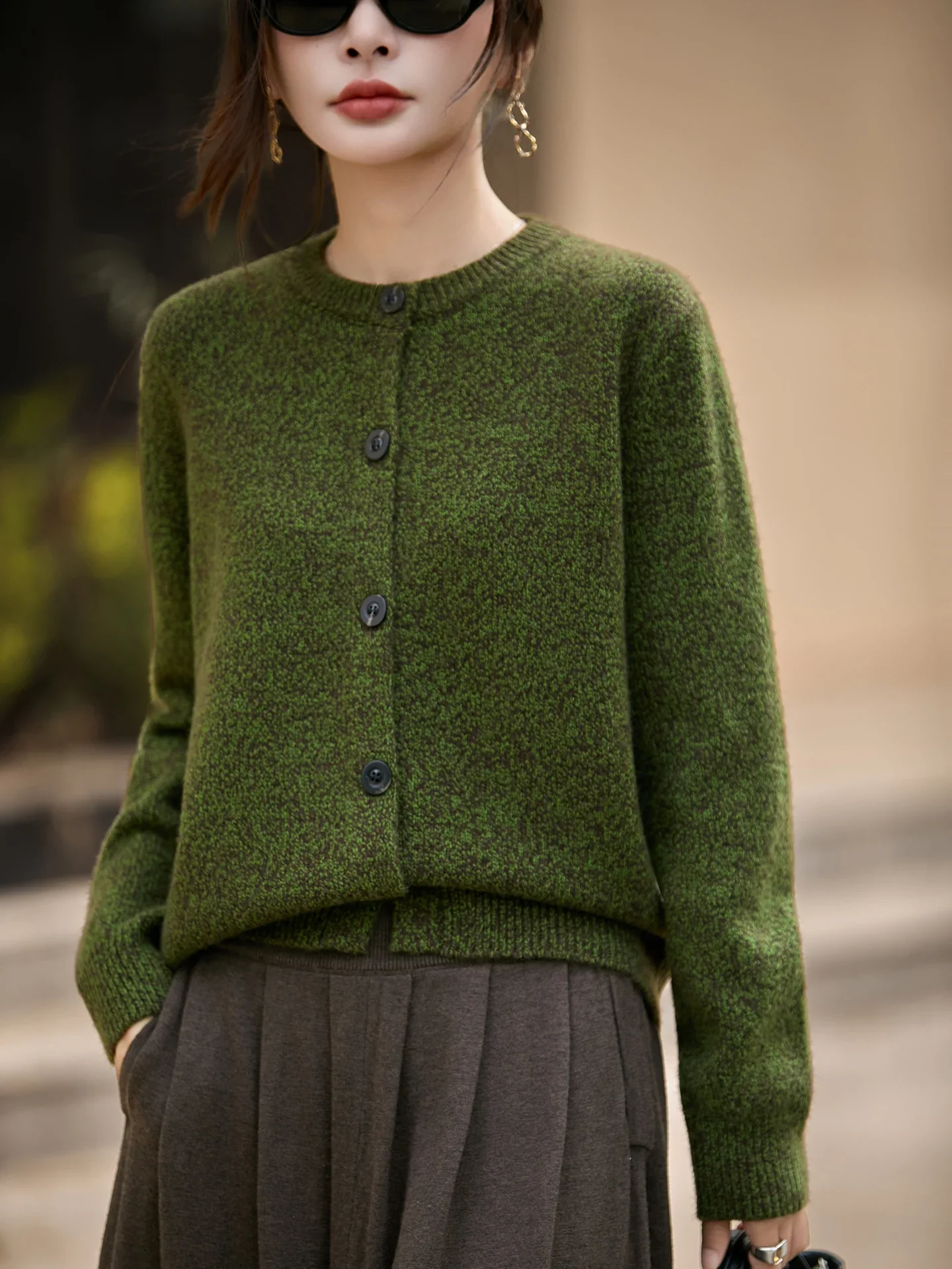 Chunky-Knit Alpaca-Blend cardigan - Image 18