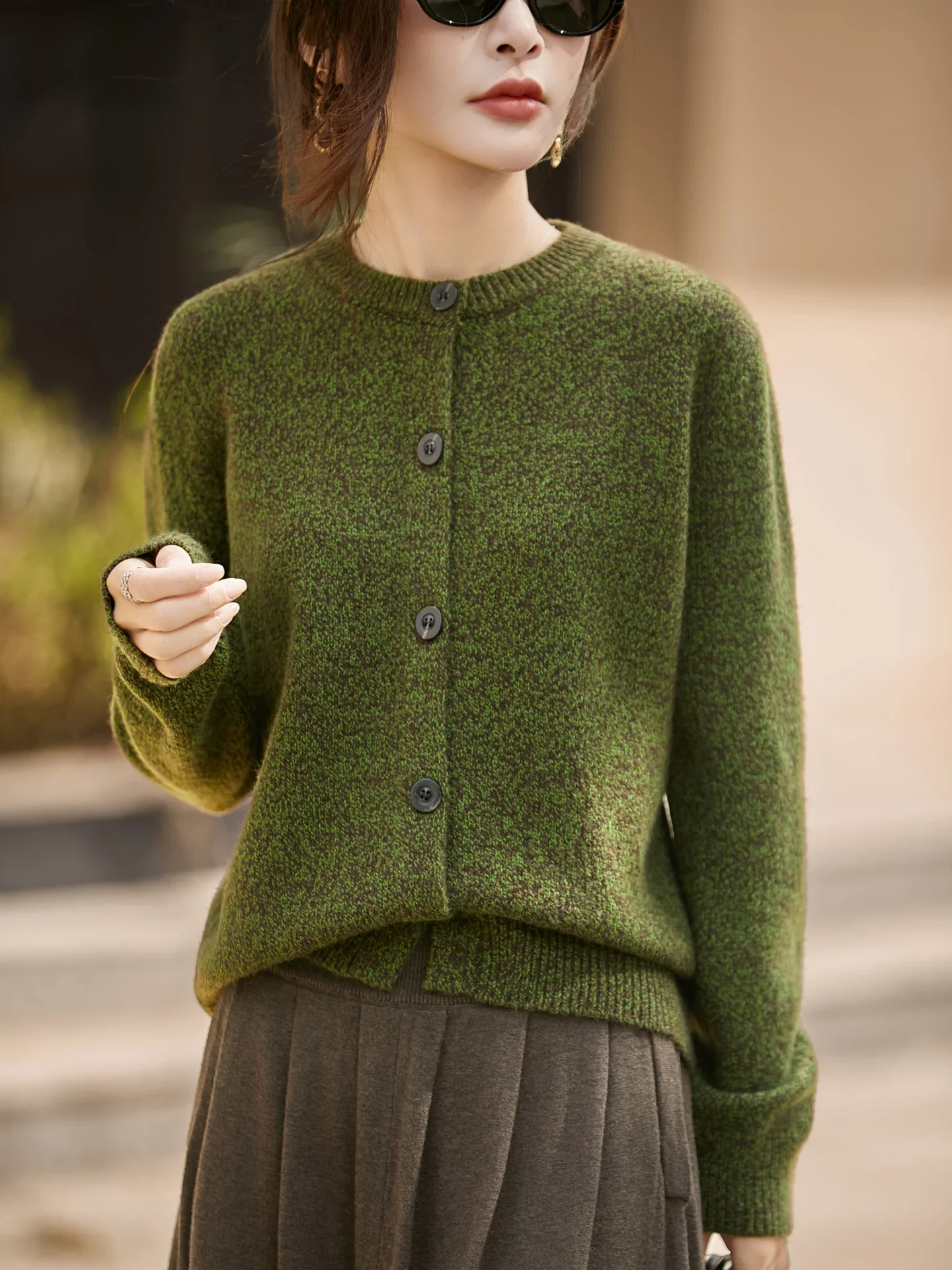 Chunky-Knit Alpaca-Blend cardigan - Image 19