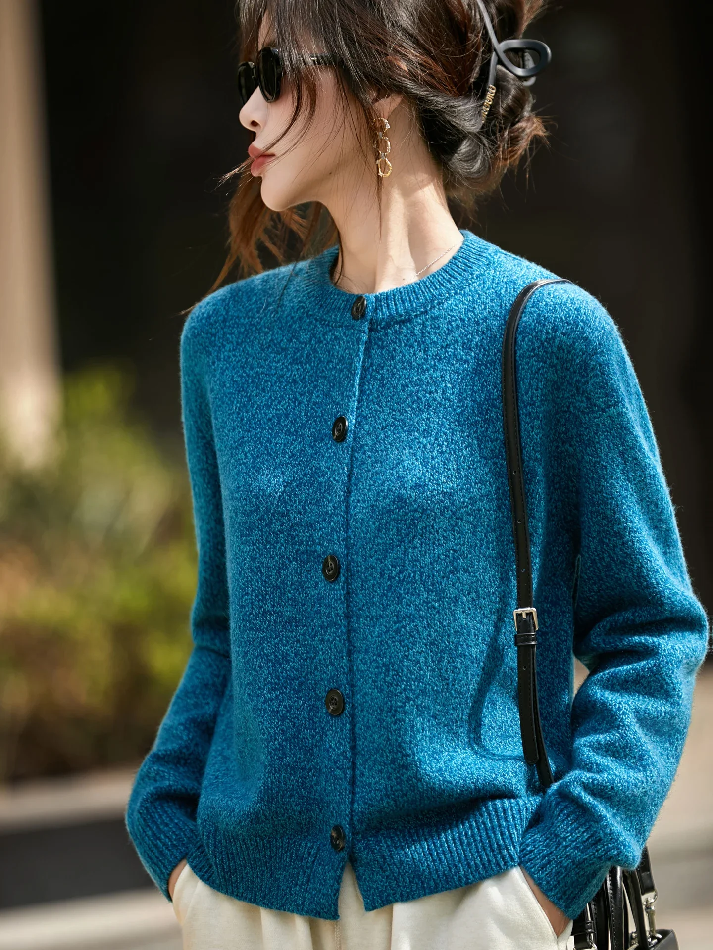 Chunky-Knit Alpaca-Blend cardigan - Image 27