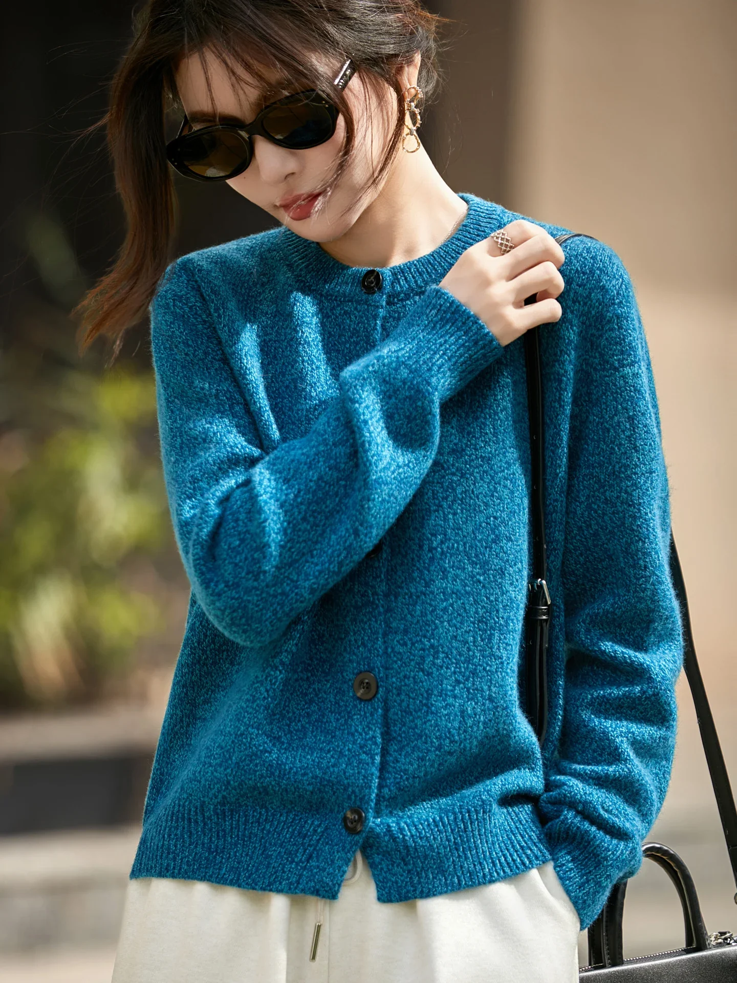 Chunky-Knit Alpaca-Blend cardigan - Image 32