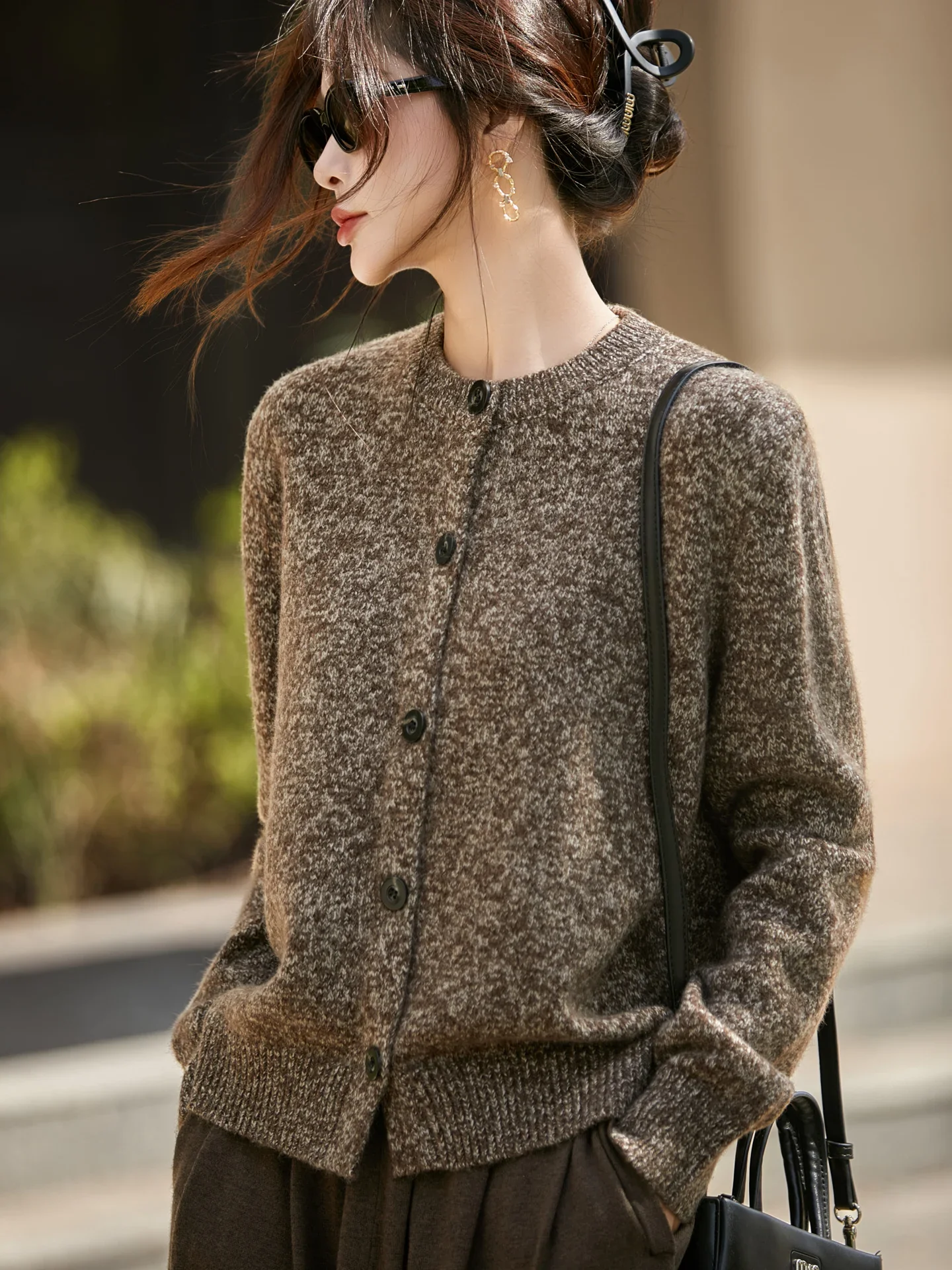 Chunky-Knit Alpaca-Blend cardigan - Image 35
