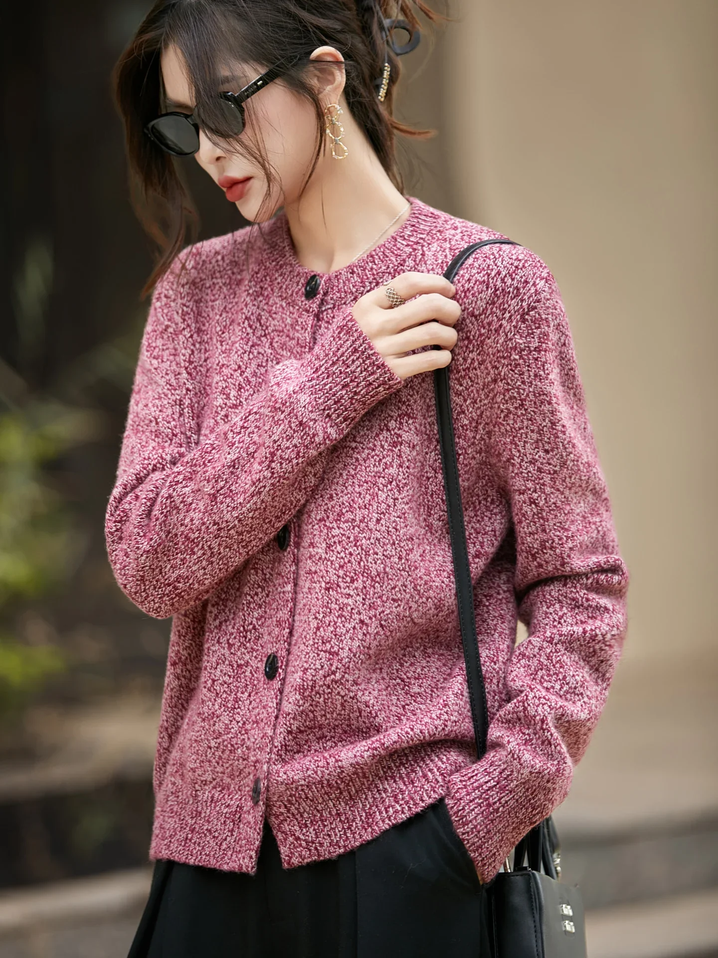 Chunky-Knit Alpaca-Blend cardigan - Image 6