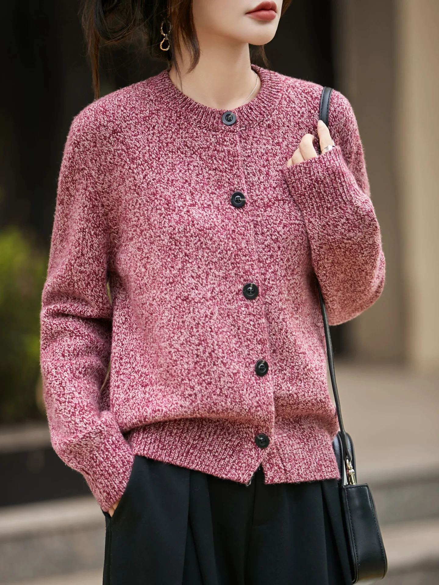 Chunky-Knit Alpaca-Blend cardigan - Image 9