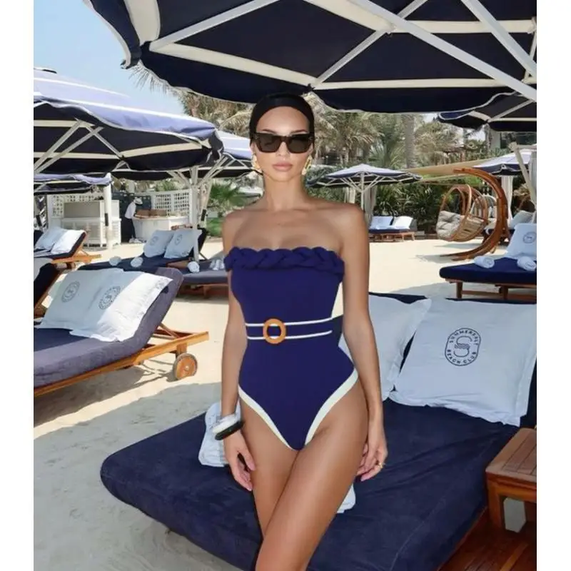 Bethany Color Block Swimsuit Set - Image 3