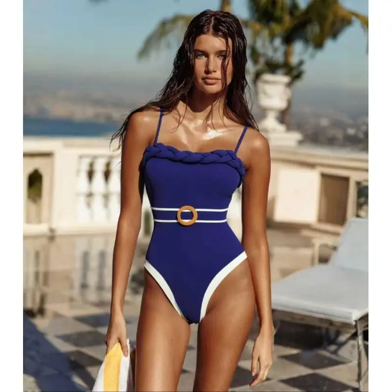 Bethany Color Block Swimsuit Set - Image 4