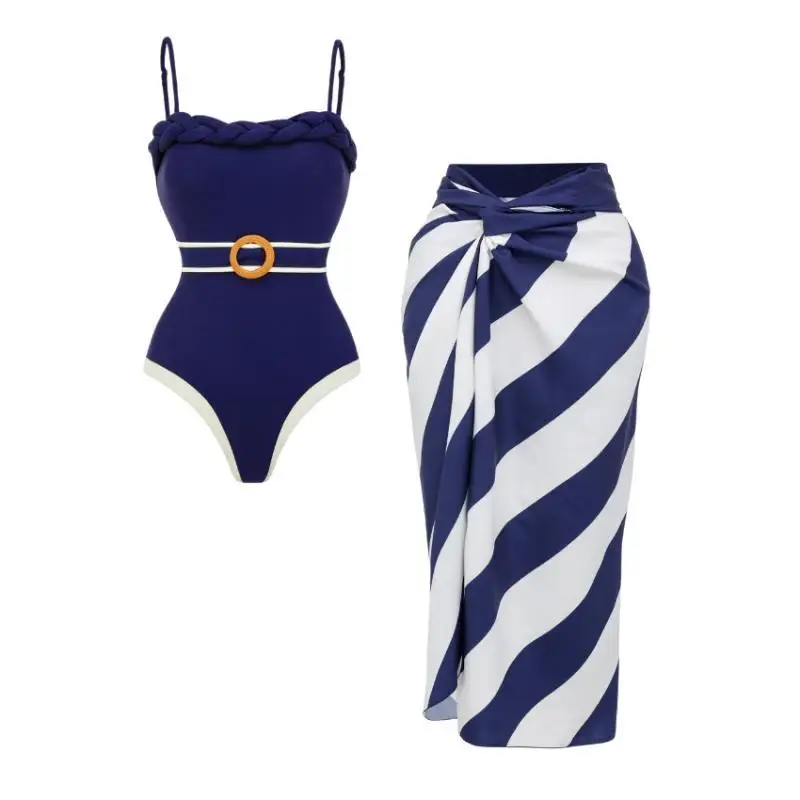 Bethany Color Block Swimsuit Set - Image 6