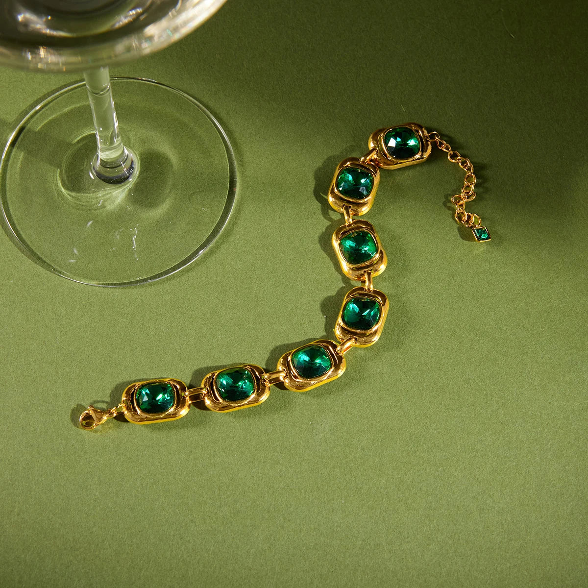Diana Glass Charm Jewelry Set - Image 3