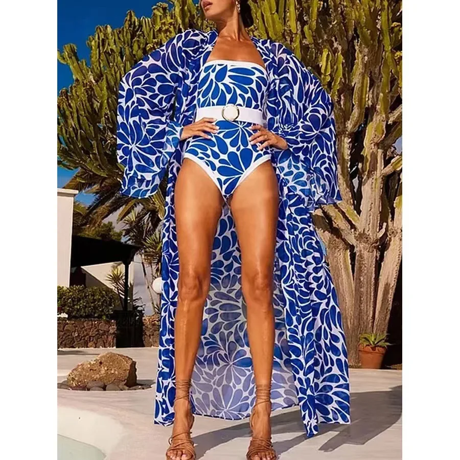 Riviera Printed One-Piece Swimsuit - Image 4