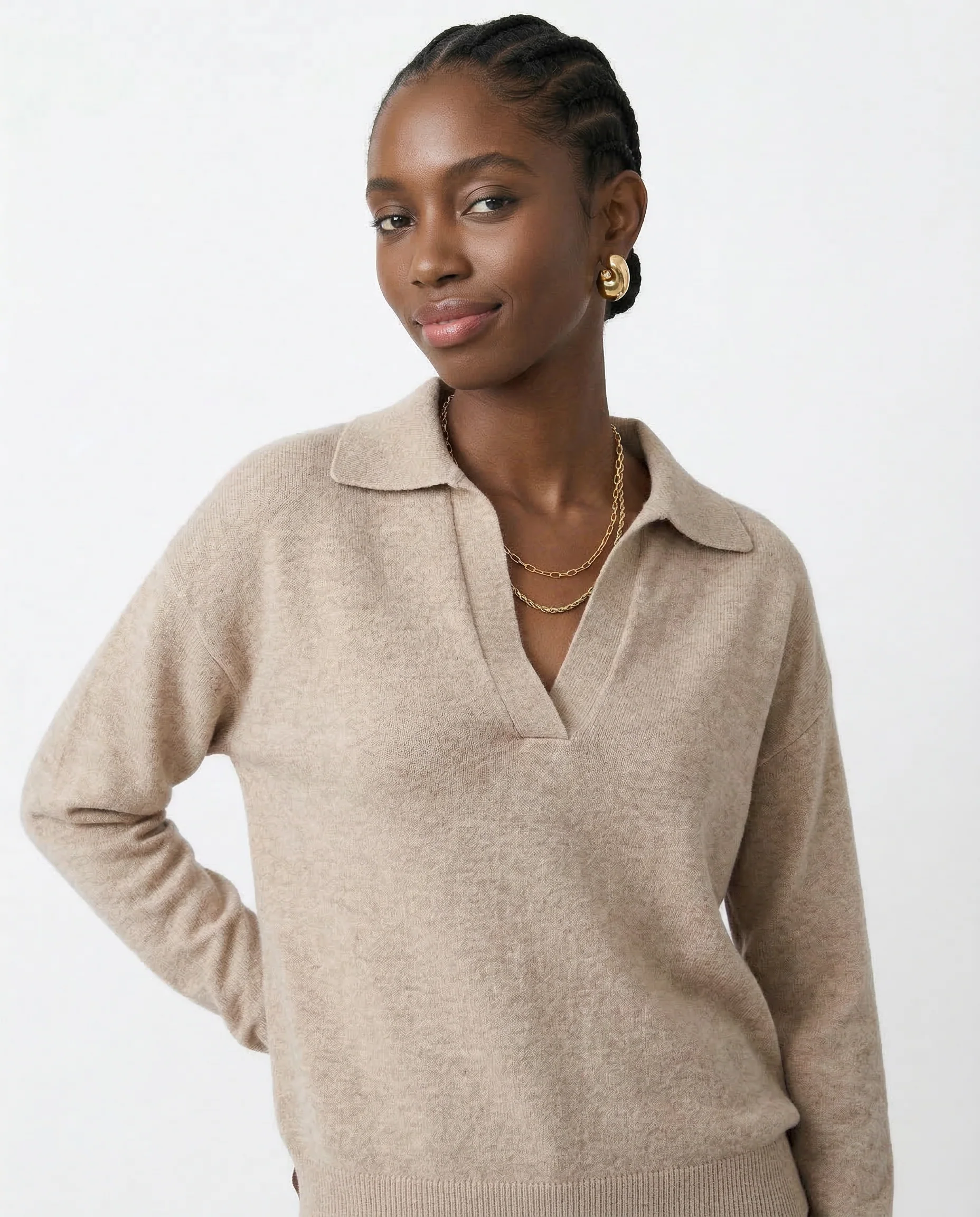Roma Cotton Knit Polo - Image 6