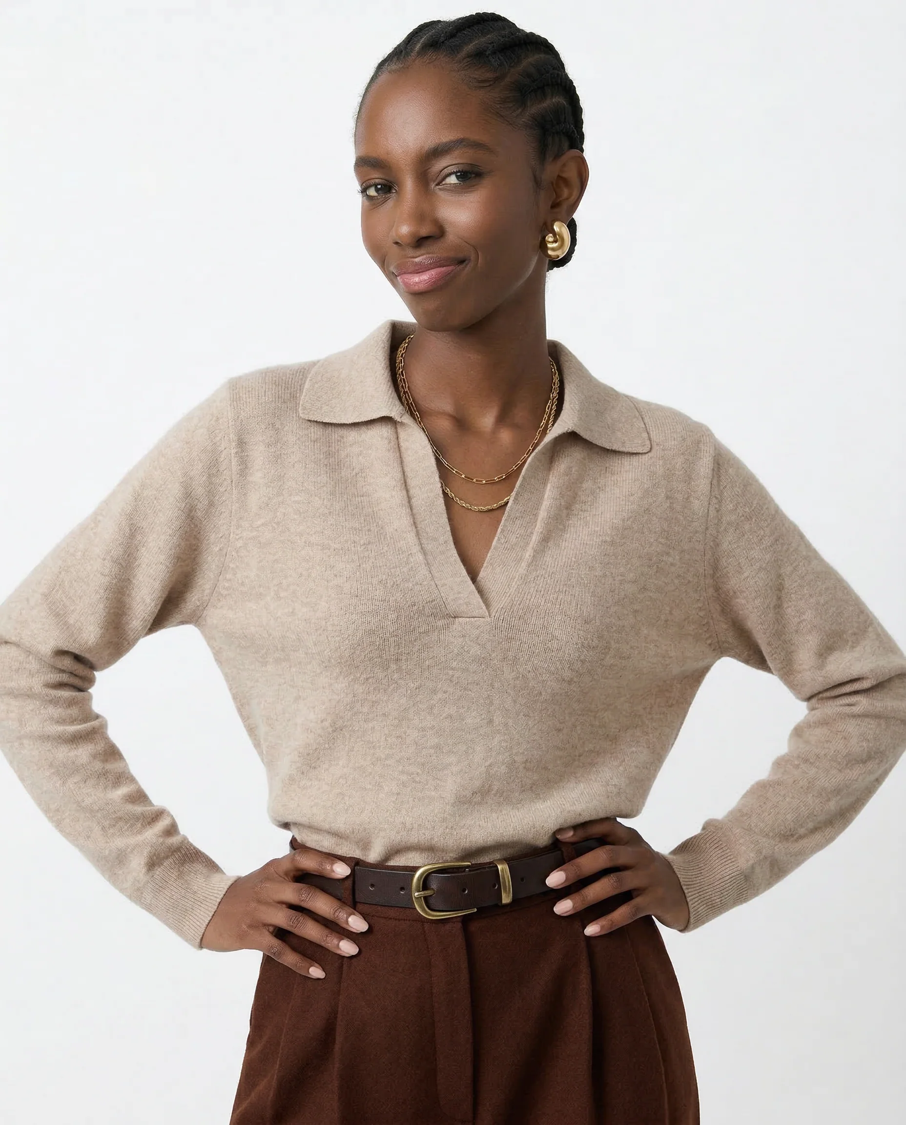 Roma Cotton Knit Polo - Image 7