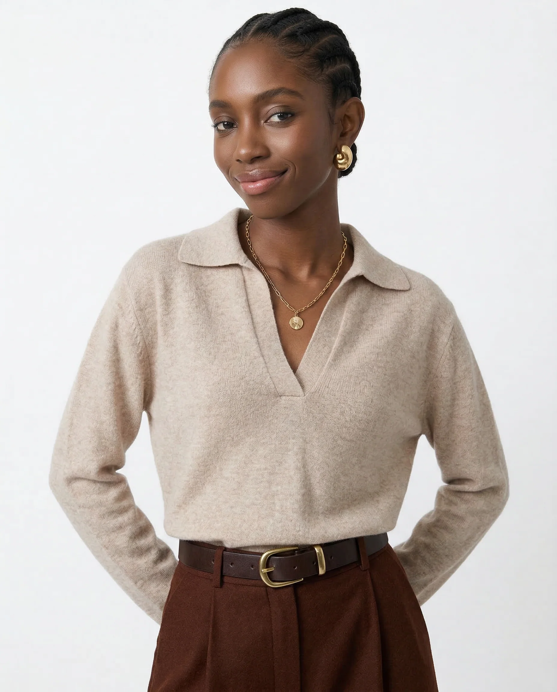 Roma Cotton Knit Polo - Image 8