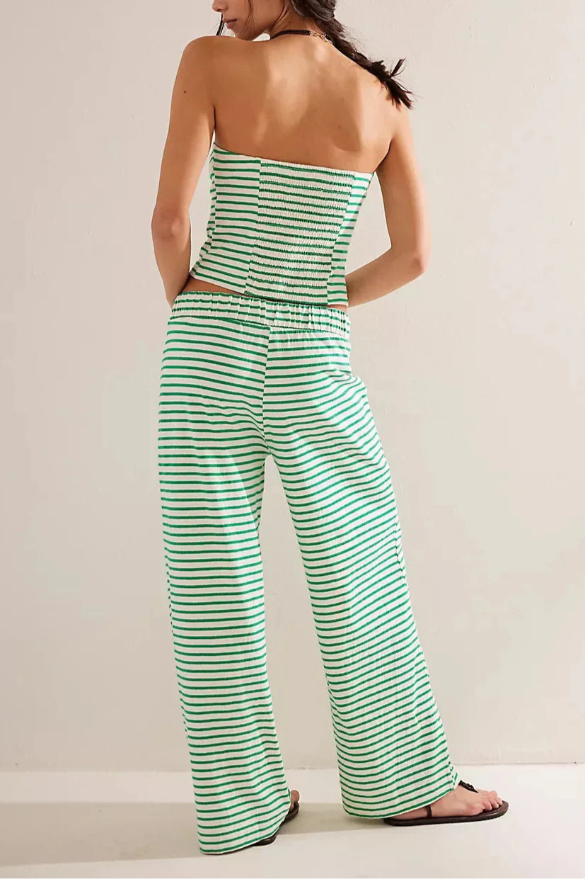 Romena Linen Striped Set - Image 29