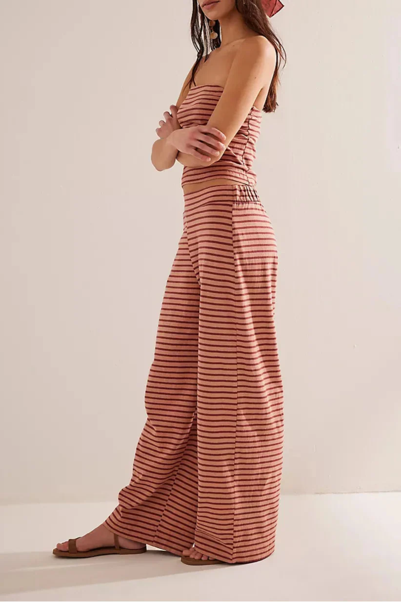 Romena Linen Striped Set - Image 34