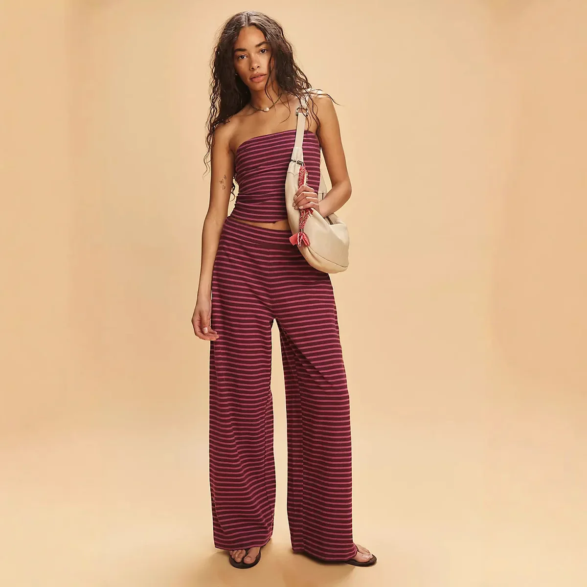 Romena Linen Striped Set - Image 40