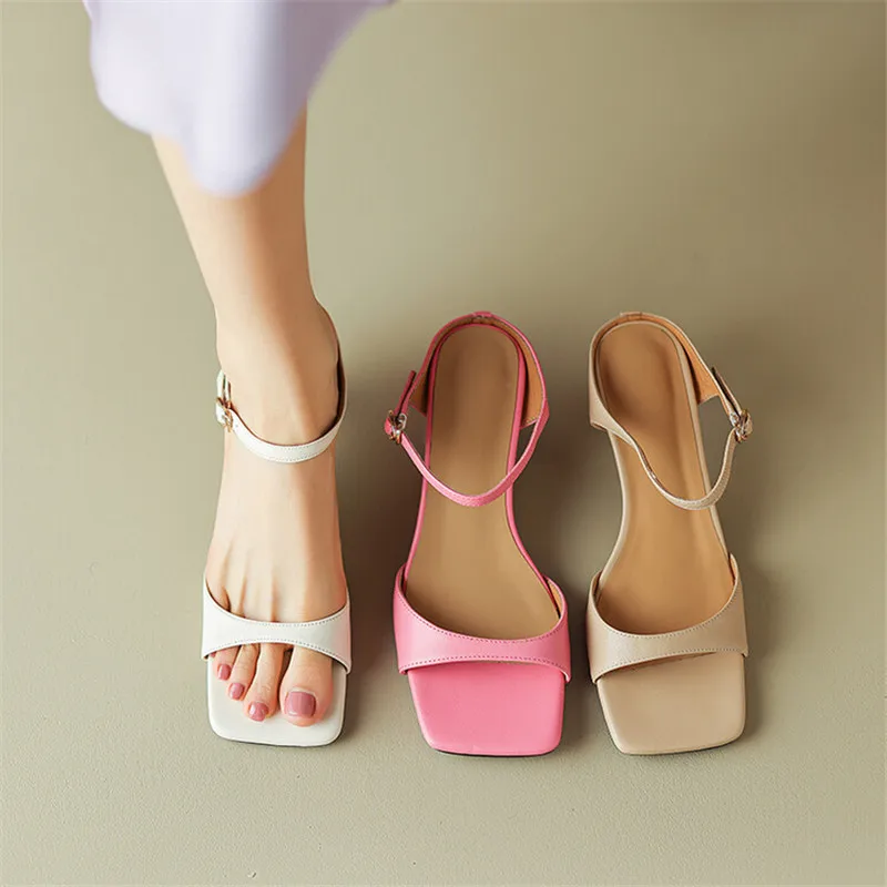Rosa Belle Leather Heel Mules - Image 10