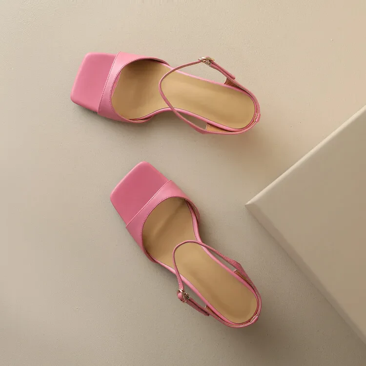 Rosa Belle Leather Heel Mules - Image 17