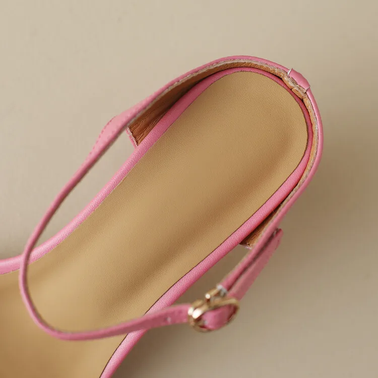 Rosa Belle Leather Heel Mules - Image 20