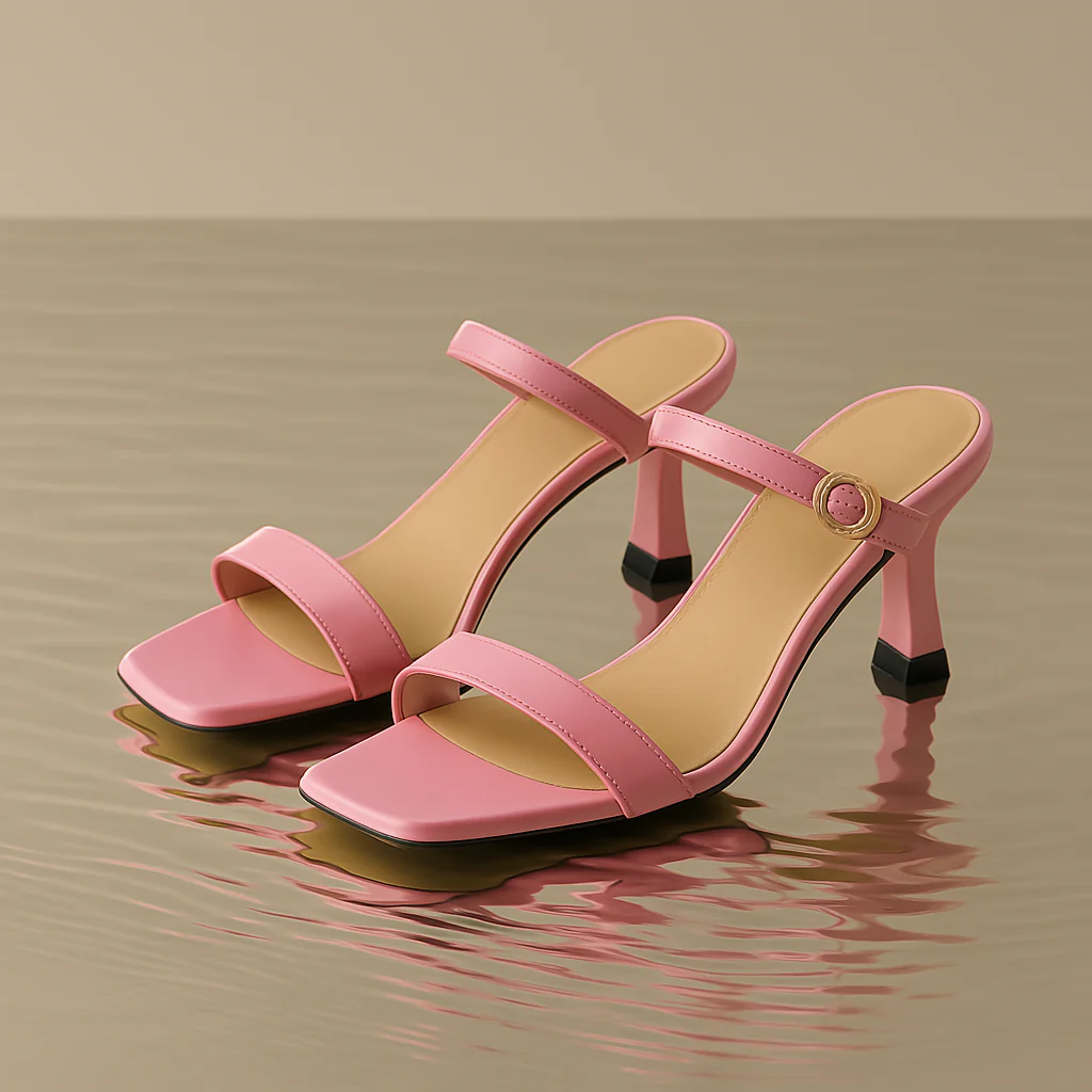 Rosa Belle Leather Heel Mules - Image 44