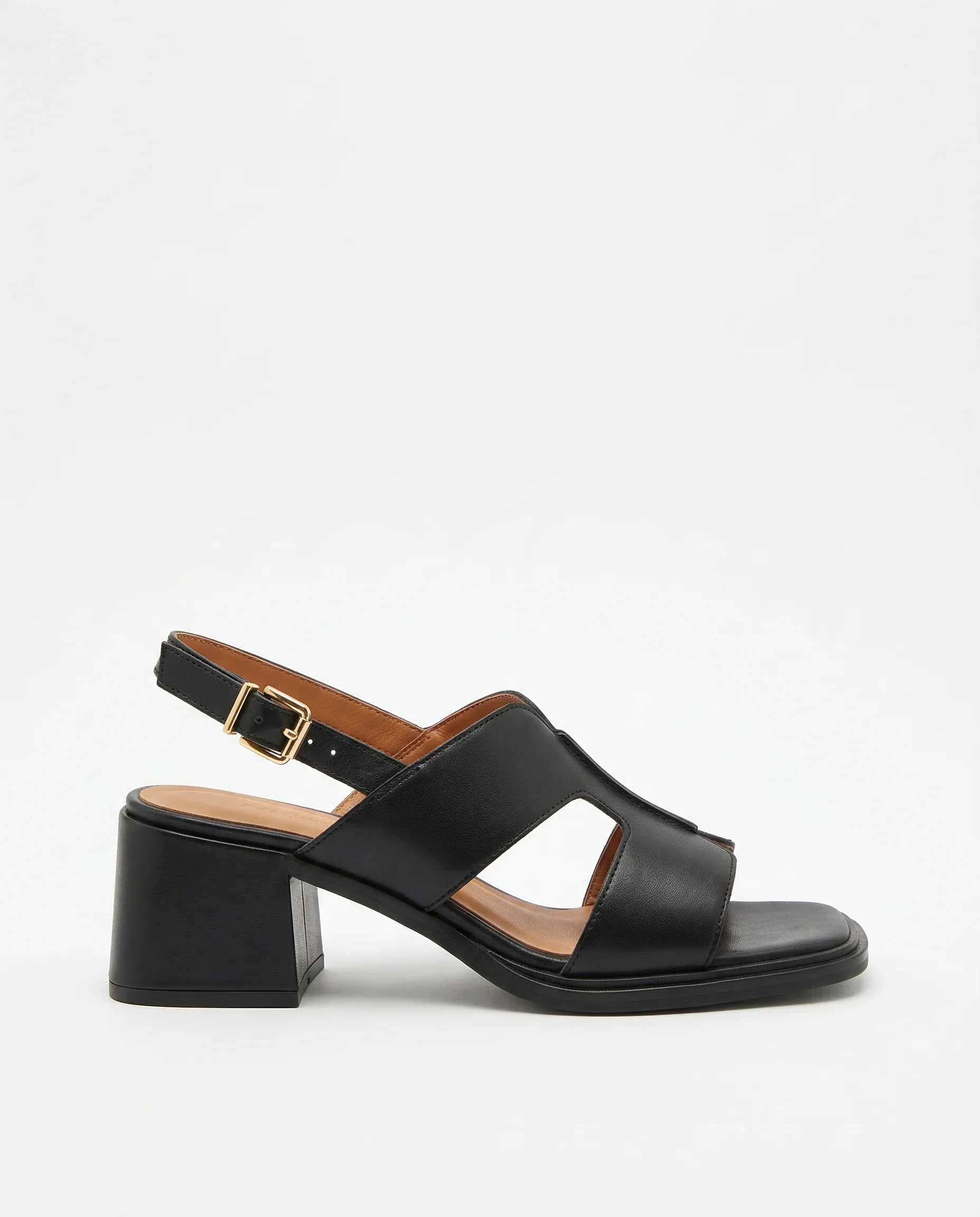 Sassari Leather Heeled Sandals - Image 3