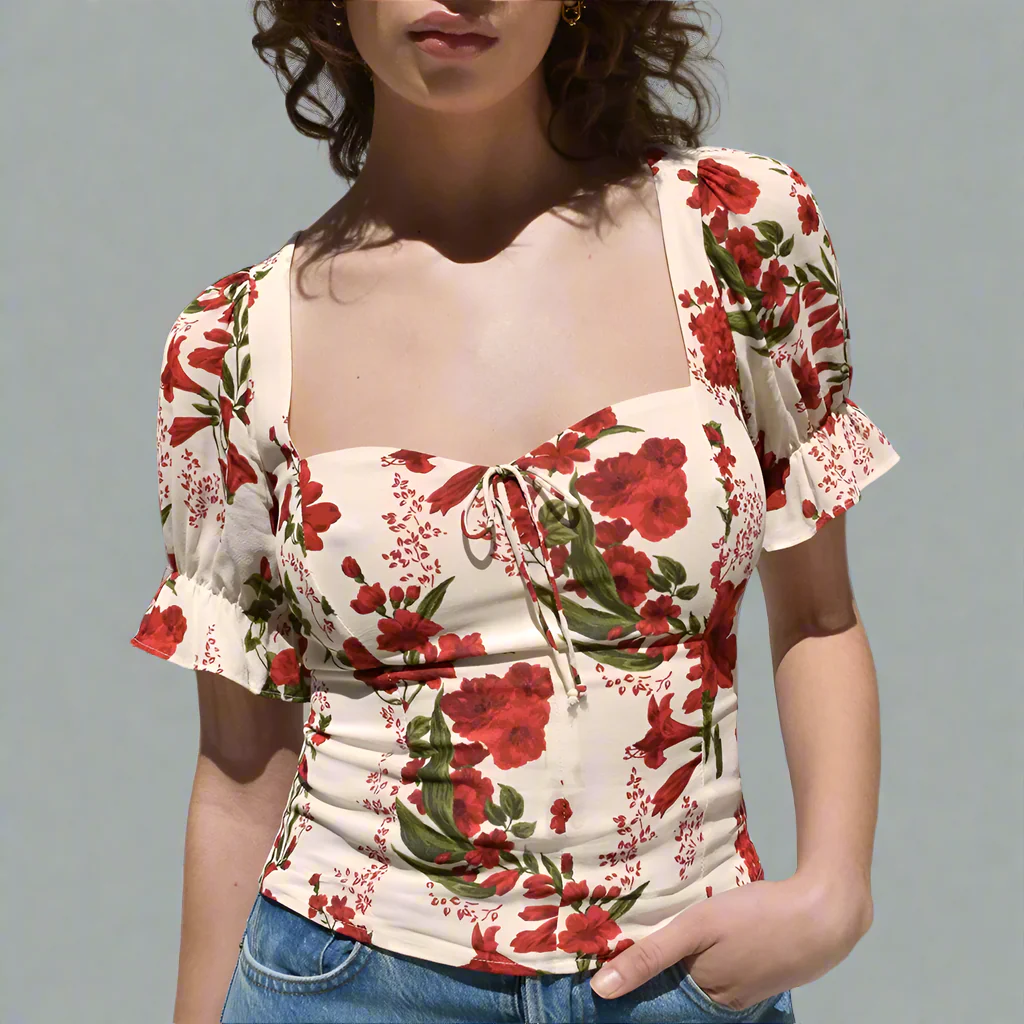 Serena Floral Blouse - Image 9