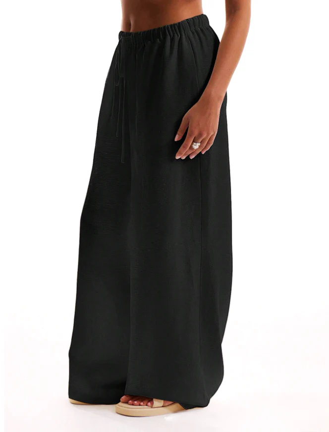 Solara Linen Drawstring Trousers - Image 8