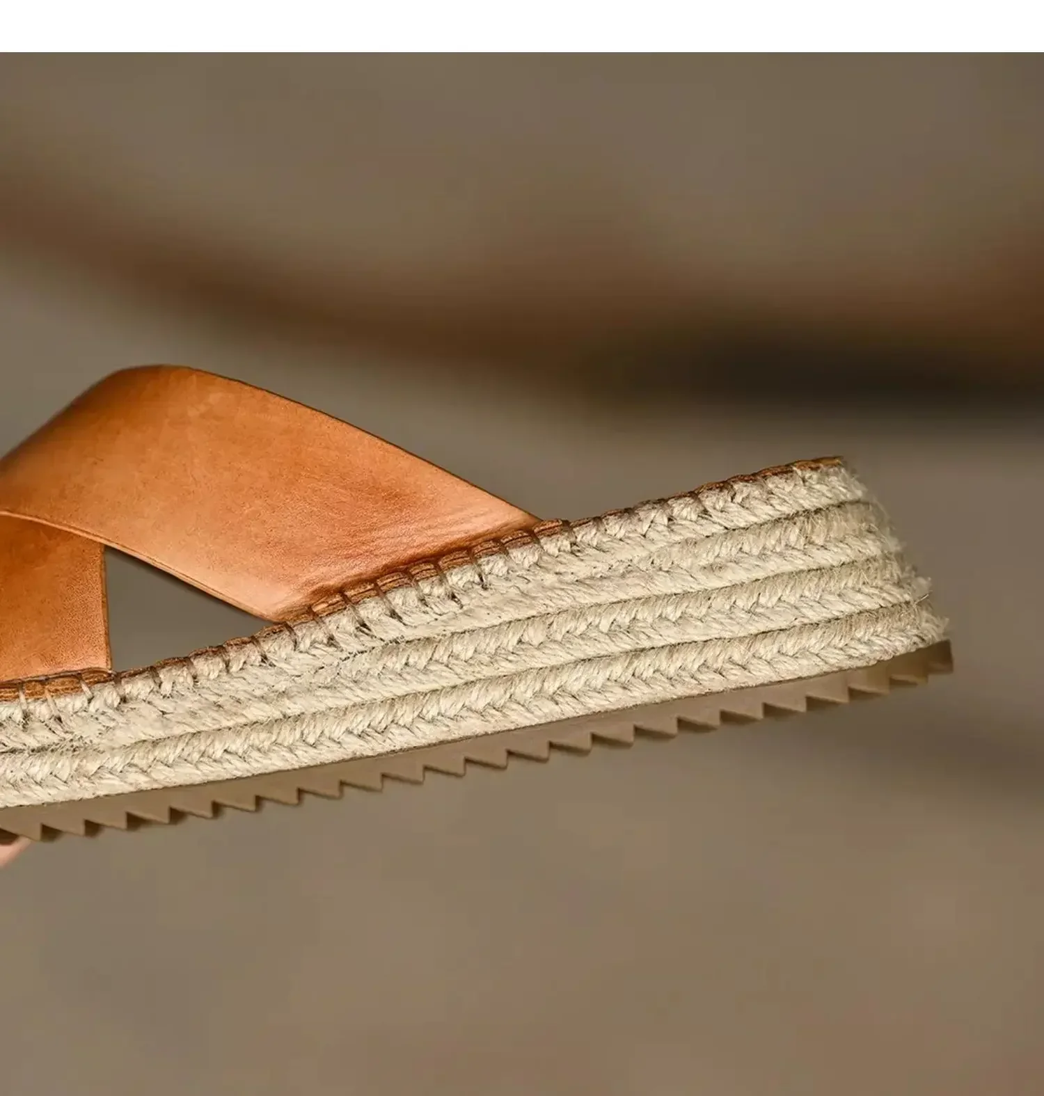 Sorella Woven Leather Platform Sandals - Image 14