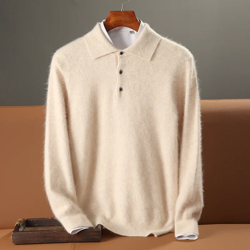 Sorrento Wool Polo Sweater - Image 3