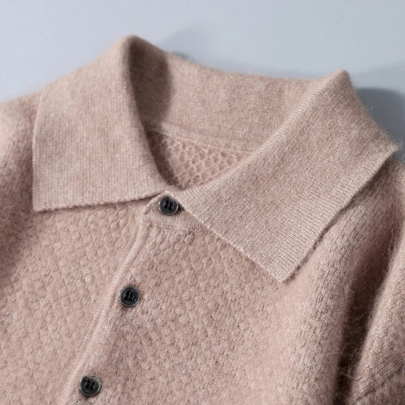Sorrento Wool Polo Sweater - Image 7