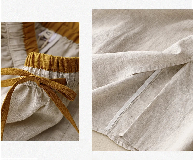 Everly 100% Linen Skirt - Image 9