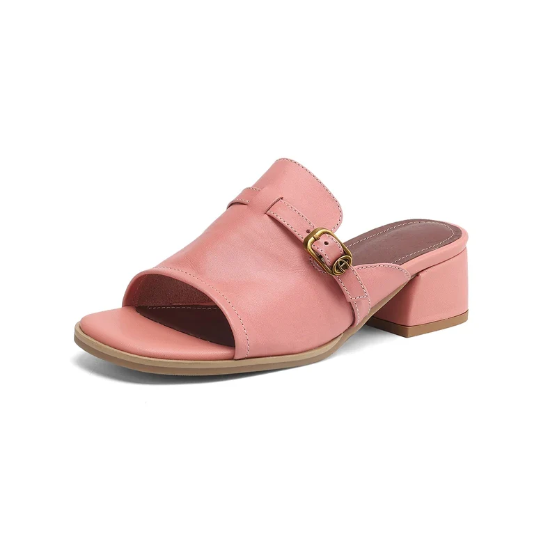The Buckle Leather Slide - Image 22