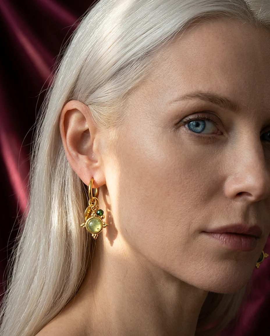 The Celeste Charm Hoops - Image 16
