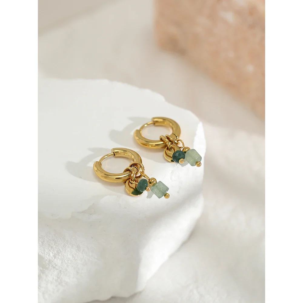 The Celeste Charm Hoops - Image 3