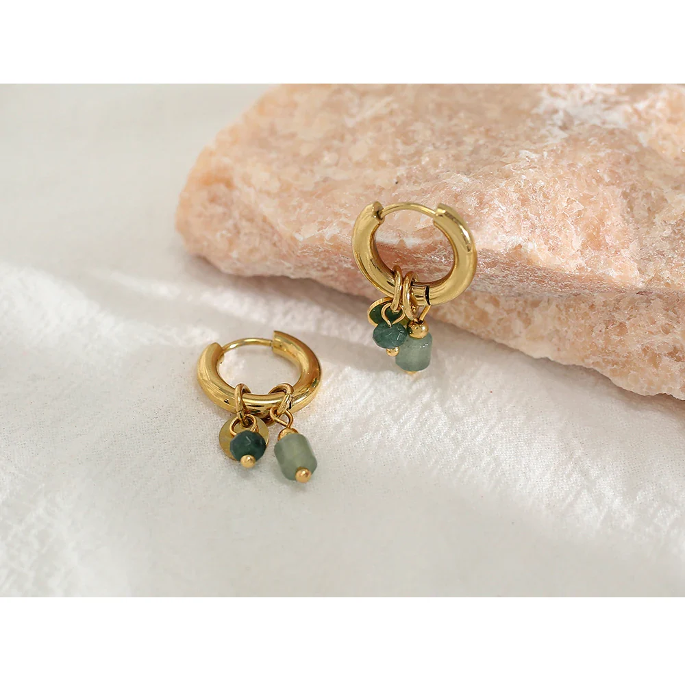 The Celeste Charm Hoops - Image 4