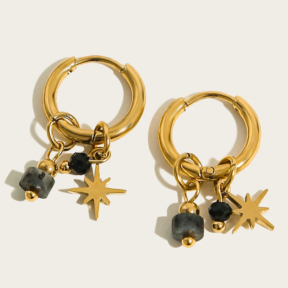 The Celeste Charm Hoops - Image 9