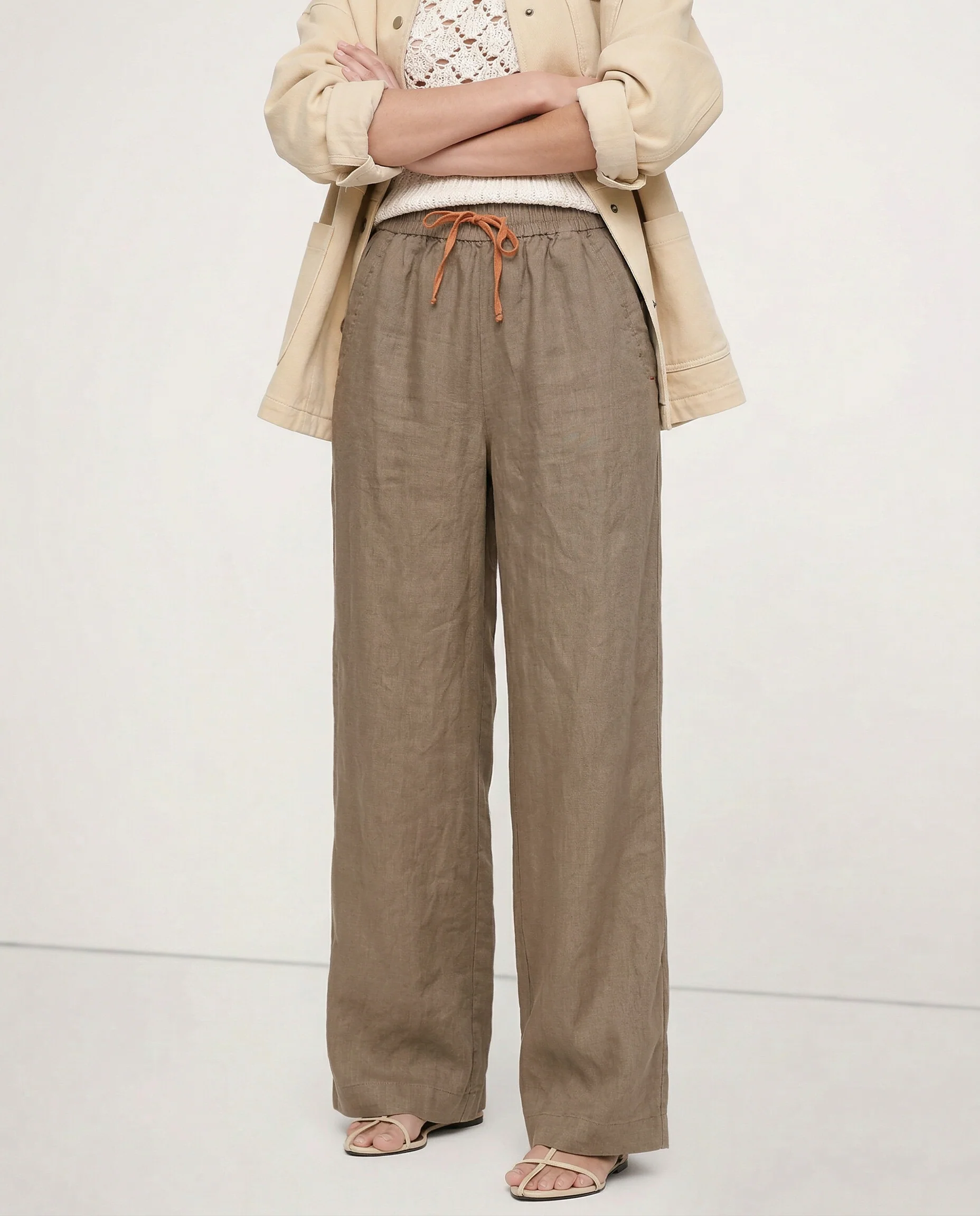The Drawstring Wide Leg Pant - Image 3