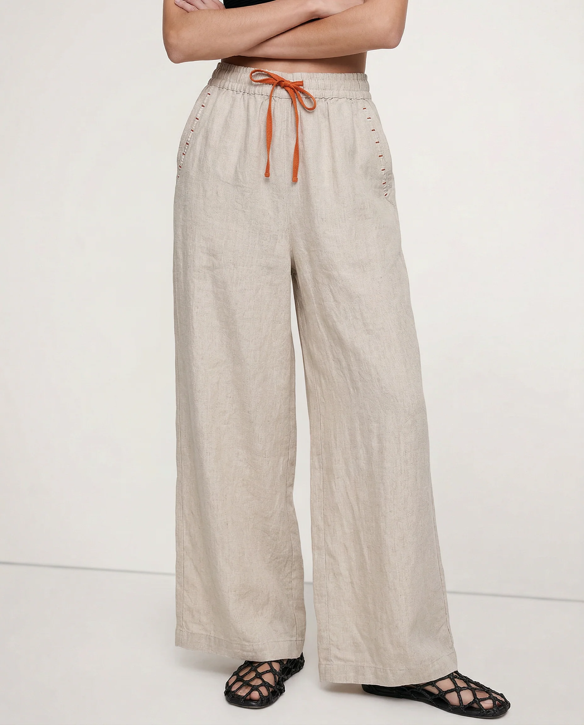 The Drawstring Wide Leg Pant - Image 6