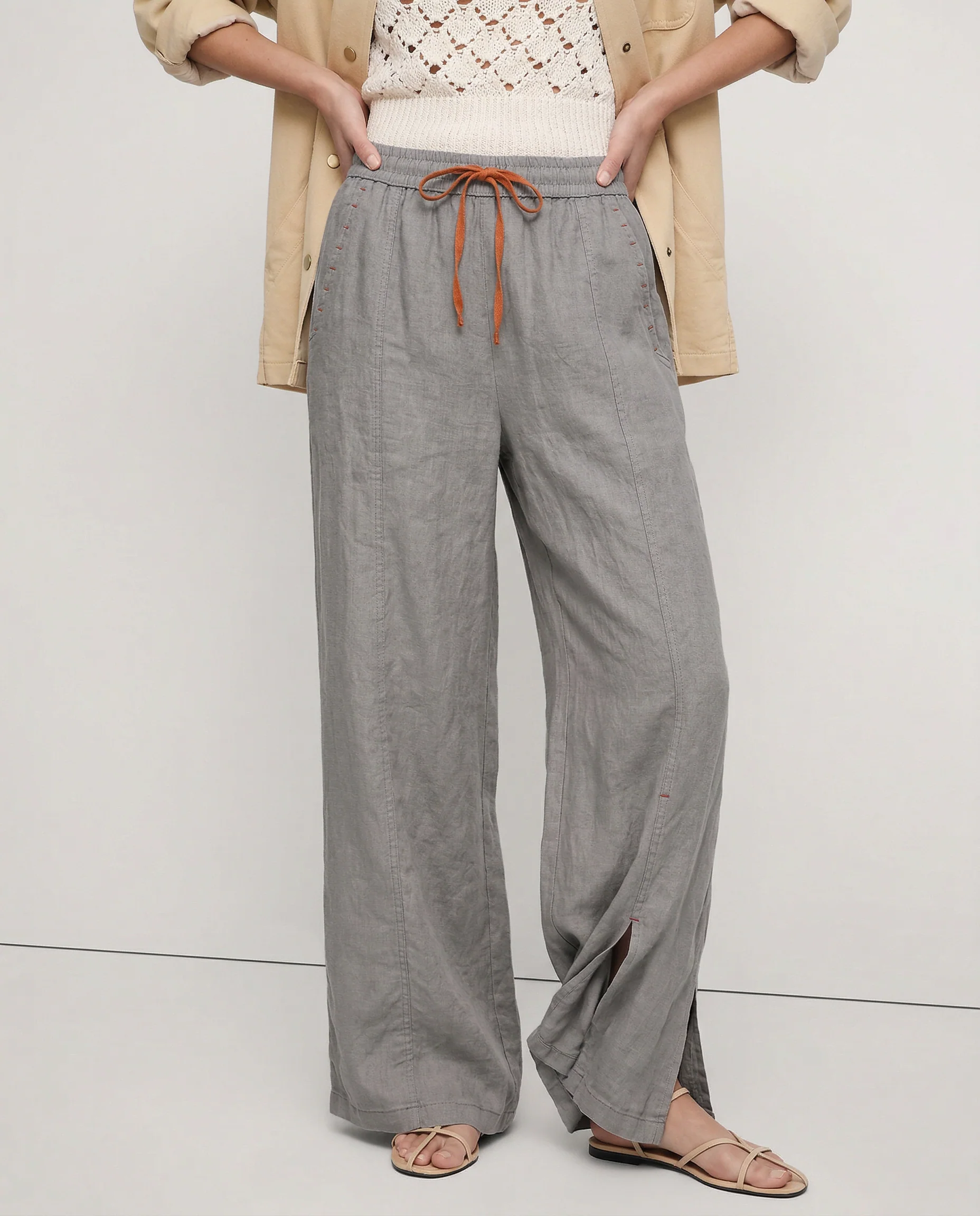 The Drawstring Wide Leg Pant - Image 7