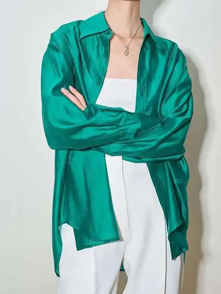 The Flowing Silk Poplin Blouse - Image 13