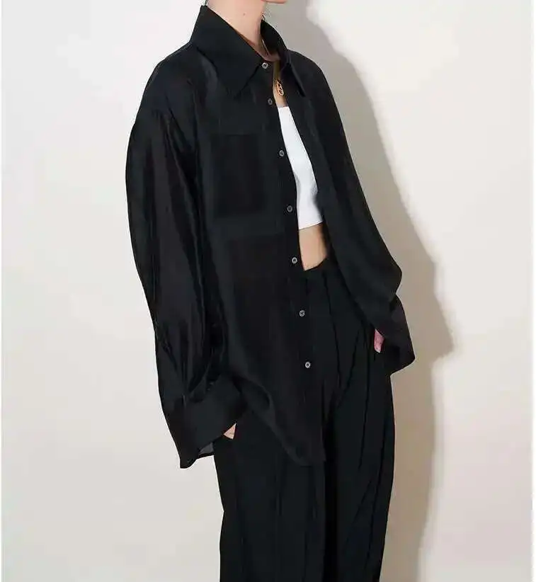 The Flowing Silk Poplin Blouse - Image 17