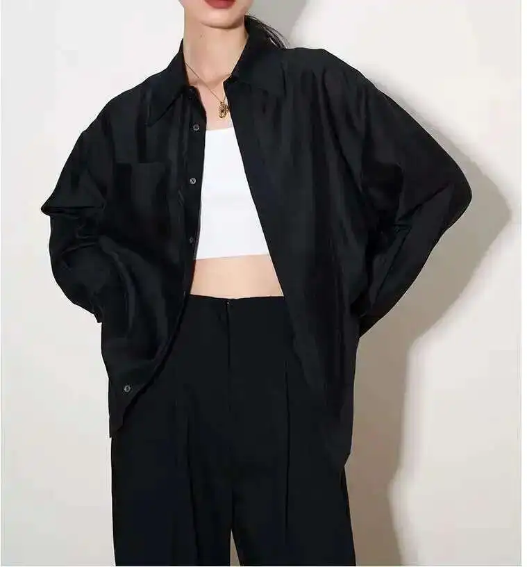 The Flowing Silk Poplin Blouse - Image 19