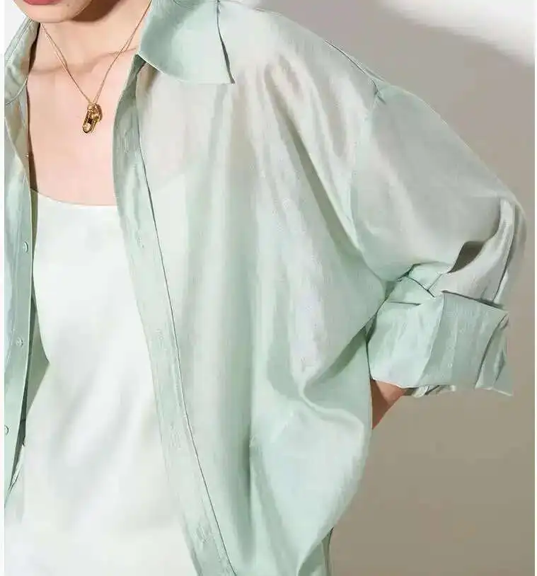 The Flowing Silk Poplin Blouse - Image 4