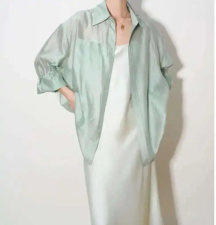 The Flowing Silk Poplin Blouse - Image 5