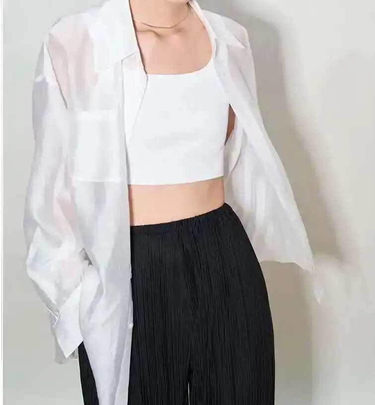 The Flowing Silk Poplin Blouse - Image 7