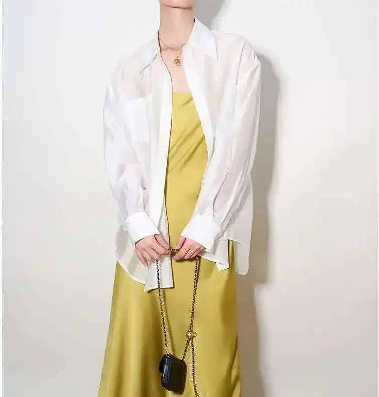 The Flowing Silk Poplin Blouse - Image 8