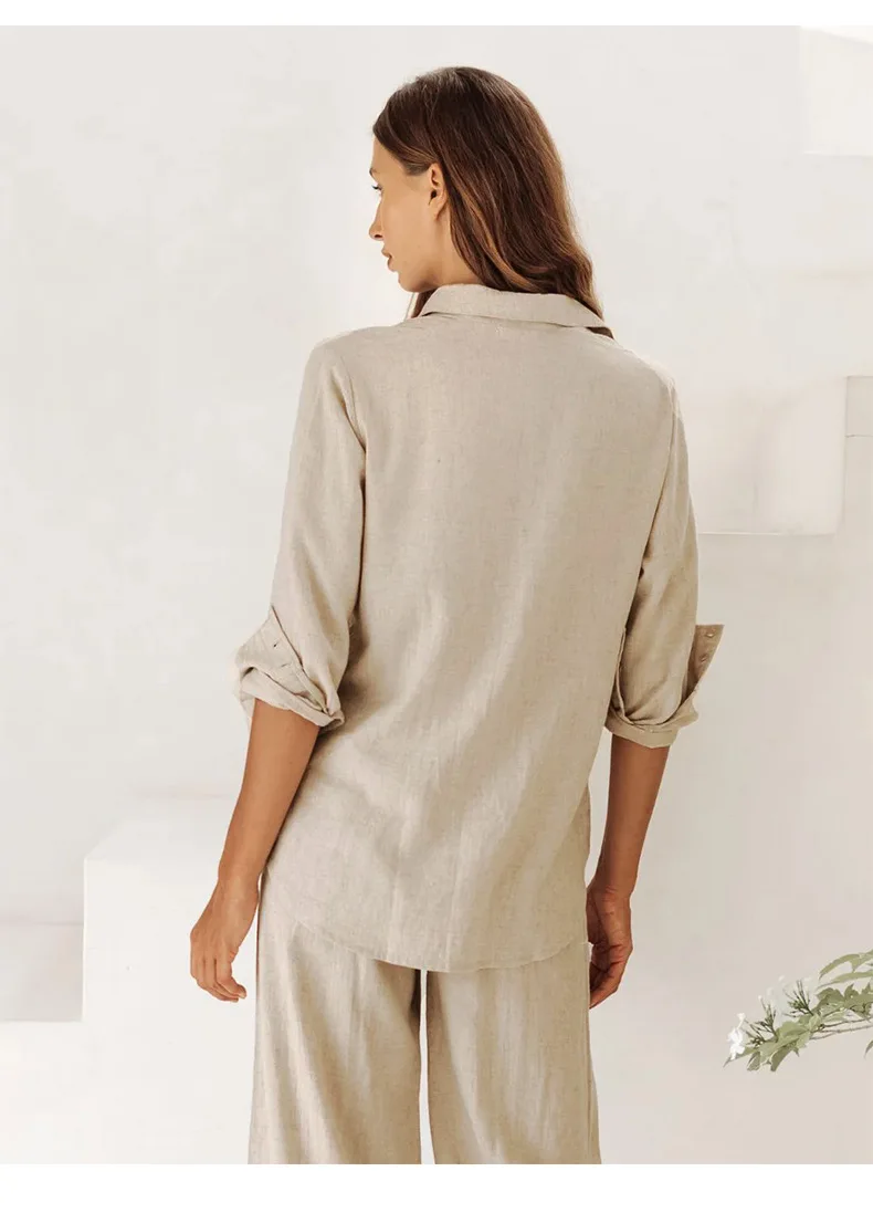 The Oversized Pocket Linen Shirt - Image 11