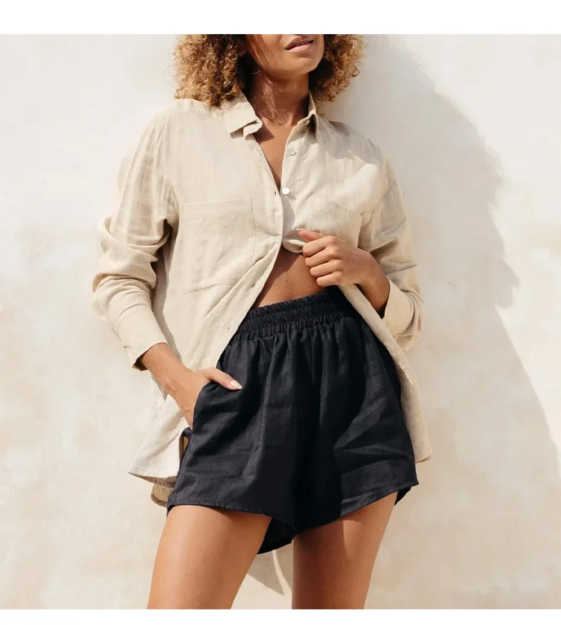The Oversized Pocket Linen Shirt - Image 13