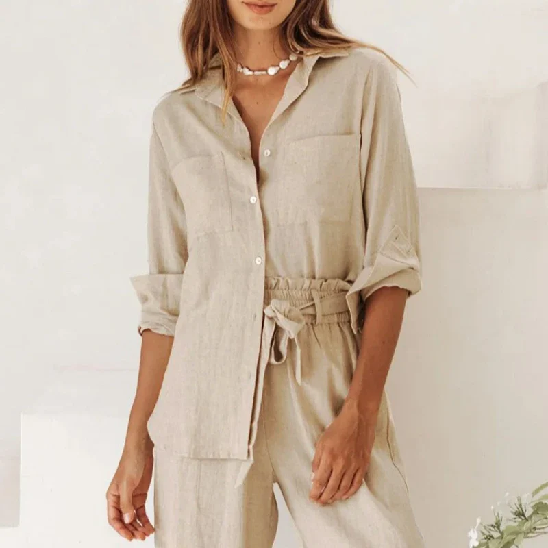 The Oversized Pocket Linen Shirt - Image 2