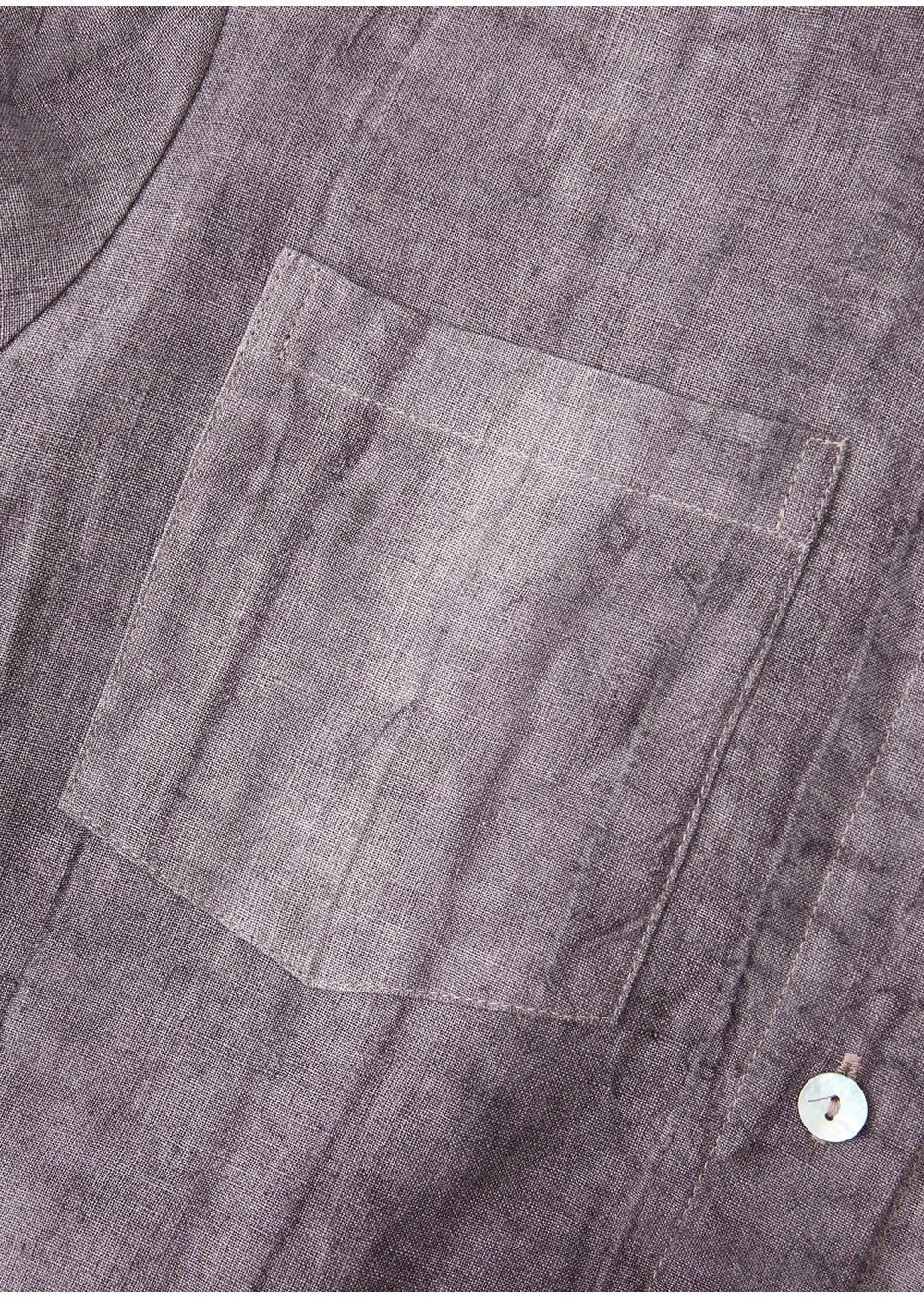 The Pleated Linen Button Shirt - Image 17